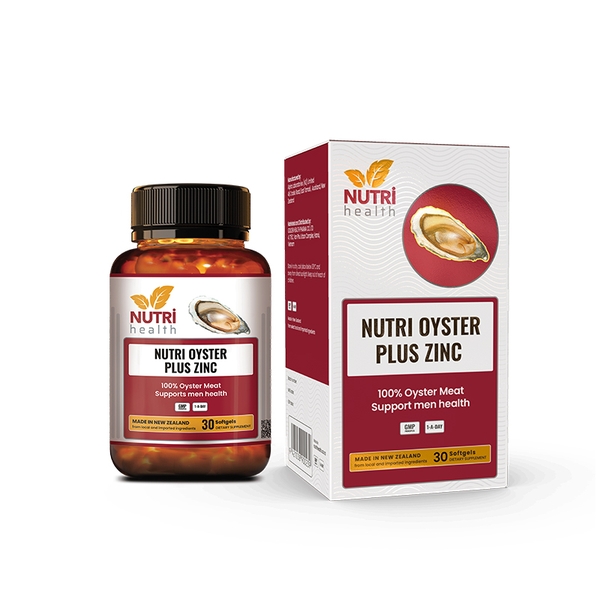 Viên Uống Tinh Chất Hàu NUTRI OYSTER PLUS ZINC 30 Viên