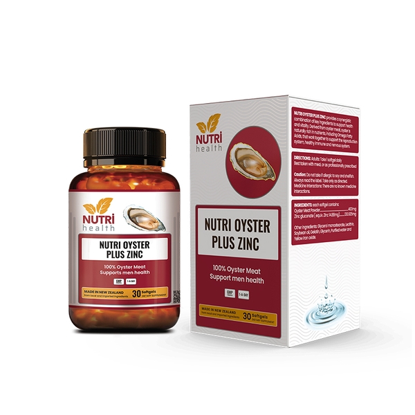Viên Uống Tinh Chất Hàu NUTRI OYSTER PLUS ZINC 30 Viên