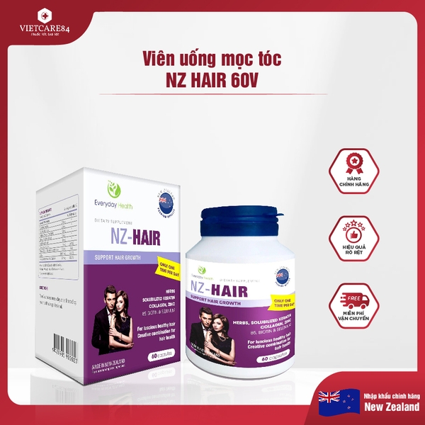 Viên uống mọc tóc, ngăn rụng tóc NZ Hair