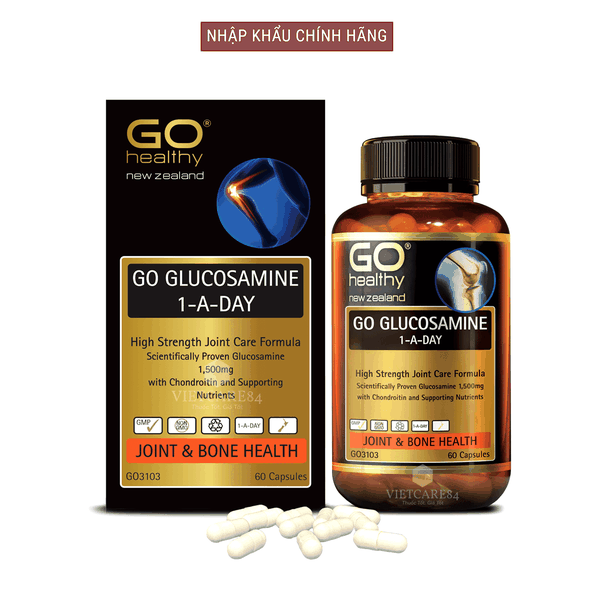 Viên Xương Khớp New Zealand GO Glucosamine 1-A-Day 1500mg 60 viên