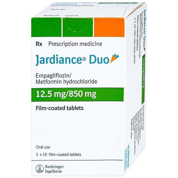 Jardiance duo 12.5 mg/850 mg – Siêu thị thuốc việt