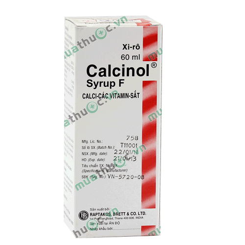 Calcinol Syrup F – Siêu thị thuốc việt