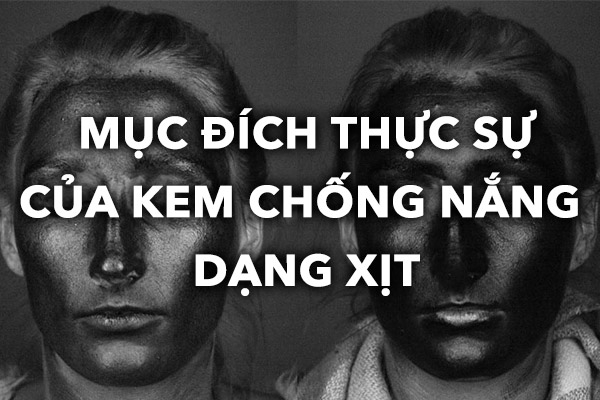 Kem chống nắng dạng xịt để làm gì?