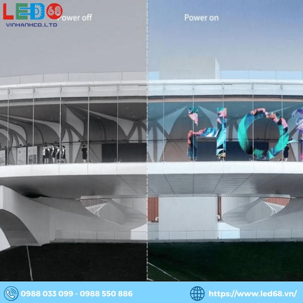 Màn hình LED film (LED Film Screen) - Sáng tạo - Hiện Đại