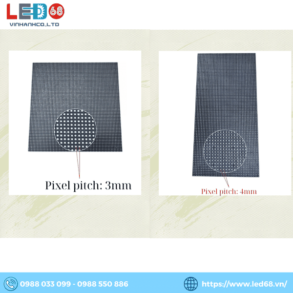 So sánh màn hình LED P3 và P4