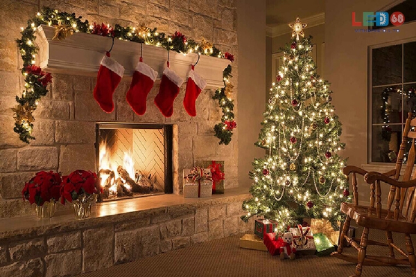 Ý tưởng sử dụng đèn led dây trang trí cho mùa Giáng Sinh