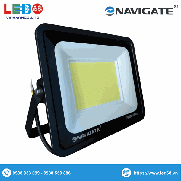 Đèn pha LED 200W COB Navigate NT-JT200W-6500K