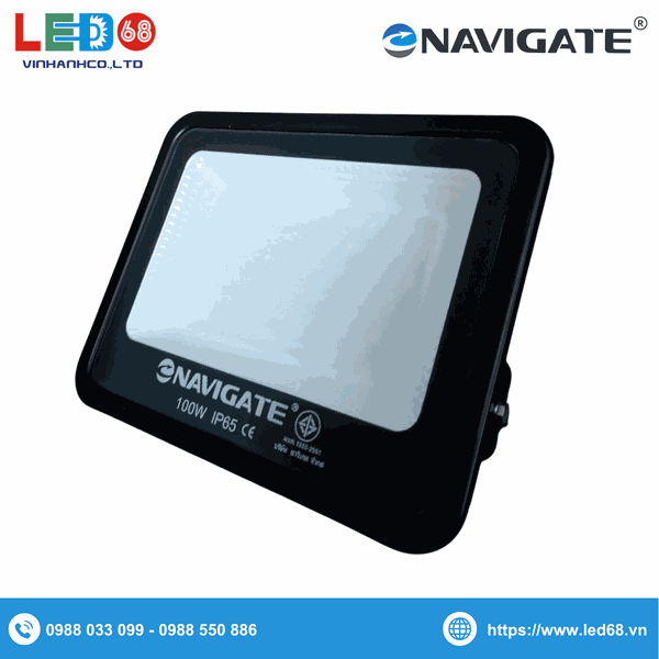 Đèn pha LED 100W Navigate SMD NT-XF100W-3000K