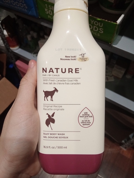 SỮA TẮM SỮA DÊ DƯỠNG ẨM DA NATURE 500ML