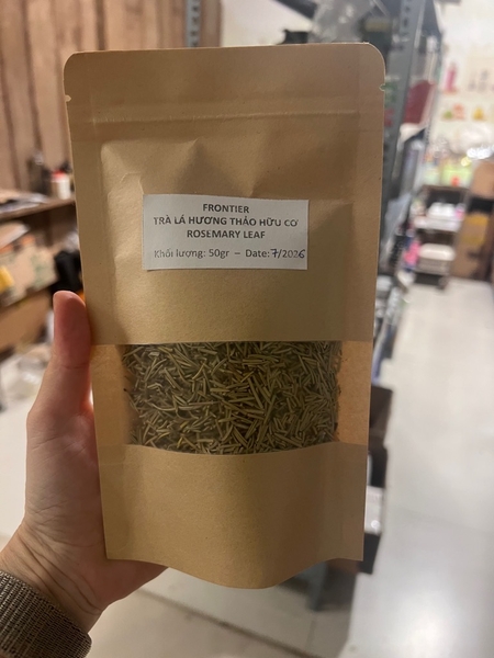 Lá hương thảo khô hữu cơ Frontier Organic Whole Rosemary Leaf