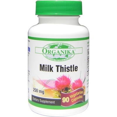 Viên uống thải độc gan Organika (Canada) Milk Thistle 250mg