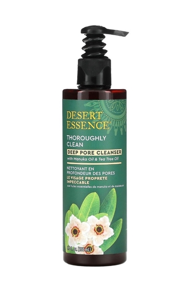 Sữa rửa mặt se khít lỗ chân lông Deep pore cleanser Desert Essence