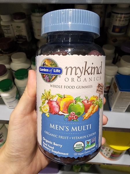 KẸO DẺO HỮU CƠ MULTIVITAMIN CHO NAM MYKIND ORGANICS