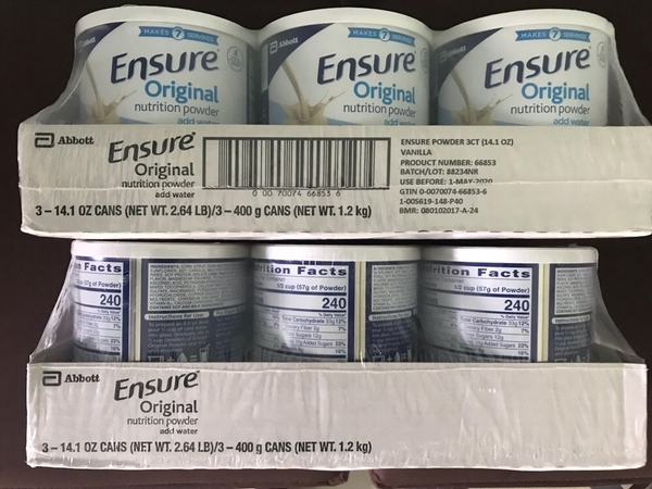 Sữa bột Ensure Orginial Nutrition Powder 397g