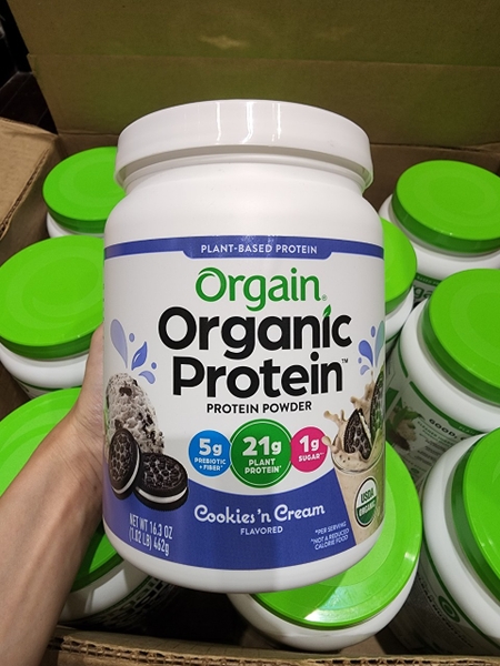 BỘT PROTEIN THỰC VẬT HỮU CƠ ORGAIN ORGANIC PROTEIN VỊ COOKIES'N CREAM