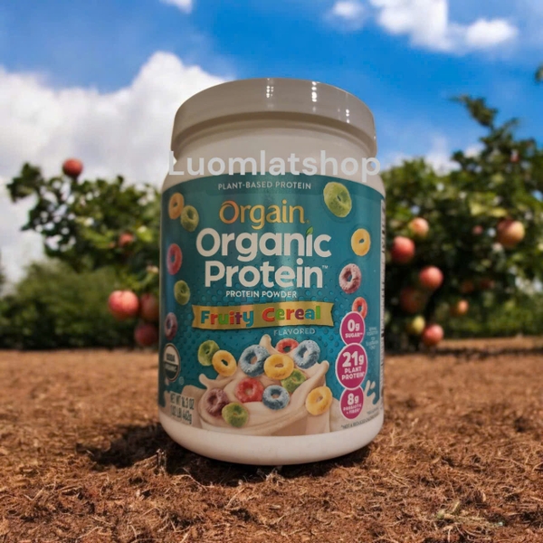BỘT ĐẠM THỰC VẬT HỮU CƠ ORGAIN ORGANIC PROTEIN - FRUITY CEREAL 462G
