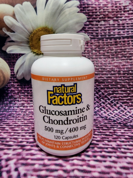 Viên uống bổ trợ xương khớp - Glucosamine và Chondroitin Sulfate – Natural Factors