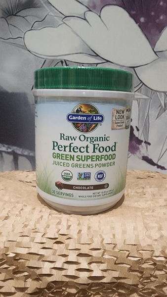 BỘT SIÊU THỰC PHẨM XANH NƯỚC ÉP HỮU CƠ GARDEN OF LIFE PERFECT FOOD GREEN SUPERFOOD