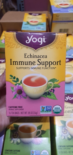 TRÀ HỮU CƠ YOGI TĂNG CƯỜNG ĐỀ KHÁNG IMMUNE SUPPORT