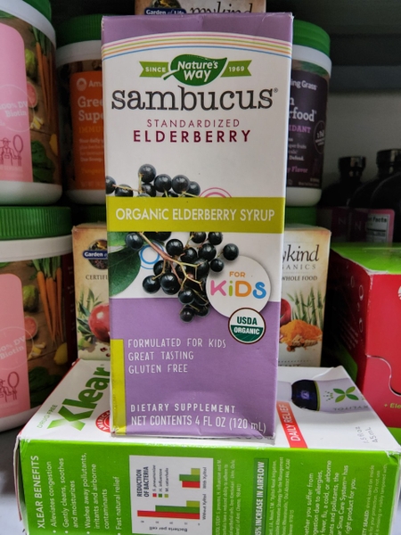 SIRO HỮU CƠ TĂNG ĐỀ KHÁNG CHO BÉ SAMBUCUS ELDERBERRY