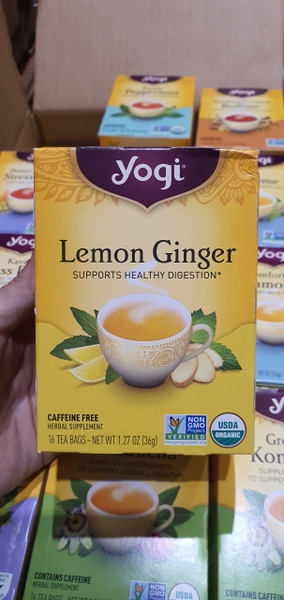 TRÀ CHANH GỪNG HỮU CƠ YOGI LEMON GINGER