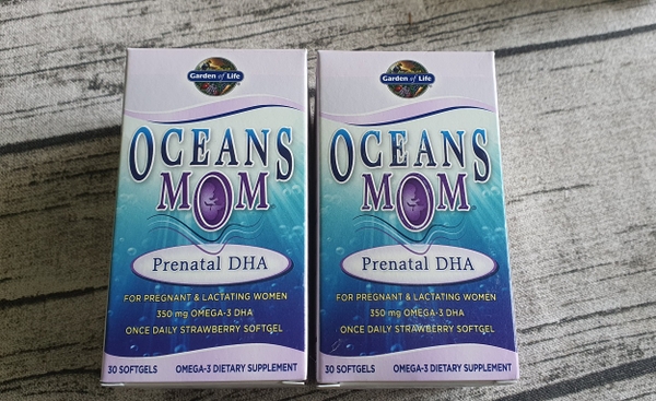 BỔ SUNG DHA CHO PHỤ NỮ MANG THAI OCEANS MOM GARDEN OF LIFE