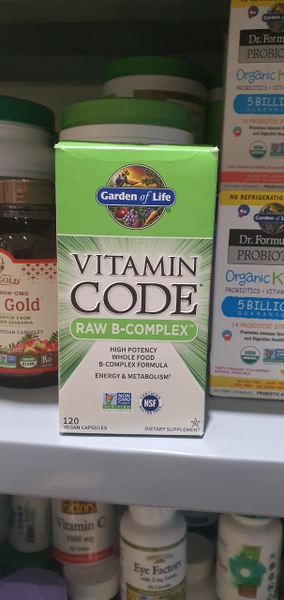 VITAMIN RAW B-COMPLEX VITAMIN CODE RAW