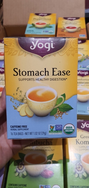 TRÀ HỮU CƠ YOGI HỖ TRỢ TIÊU HÓA STOMACH EASE