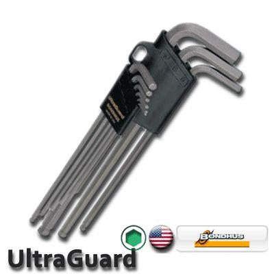 Bộ lục giác hệ Metric đầu bi 9 chi tiết Bondhus 57499