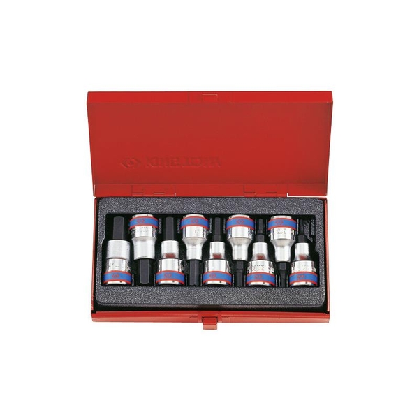 1/2" Bộ đầu tuýp mũi lục giác 9 chi tiết Kingtony 4110PR