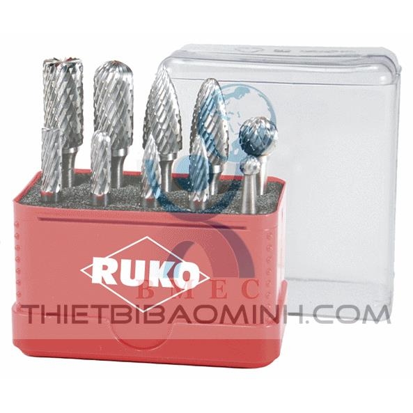 Mũi mài hợp kim 10 chi tiết Ruko 116 002