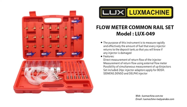 Bộ dụng cụ đo lưu lượng kim phun dầu Luxmachine CRDI LUX-049