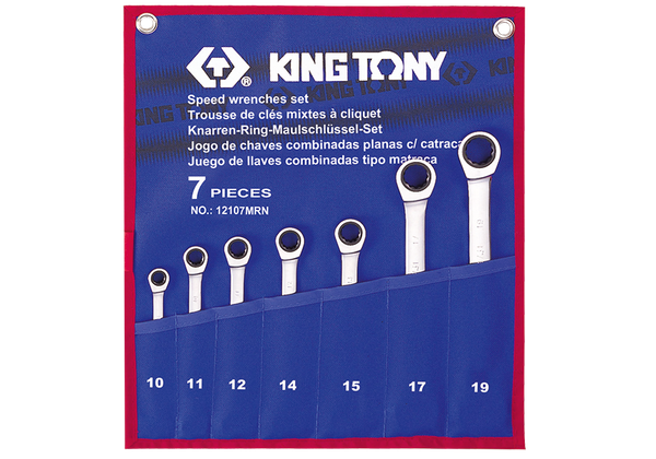 Bộ vòng miệng tự động hệ Metric 7 chi tiết Kingtony 12107MRN