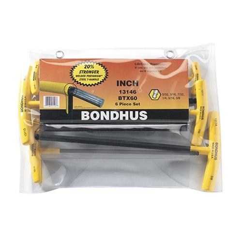 Bộ chìa lục giác chữ T bi hệ Inch 6 chi tiết Bondhus 13146