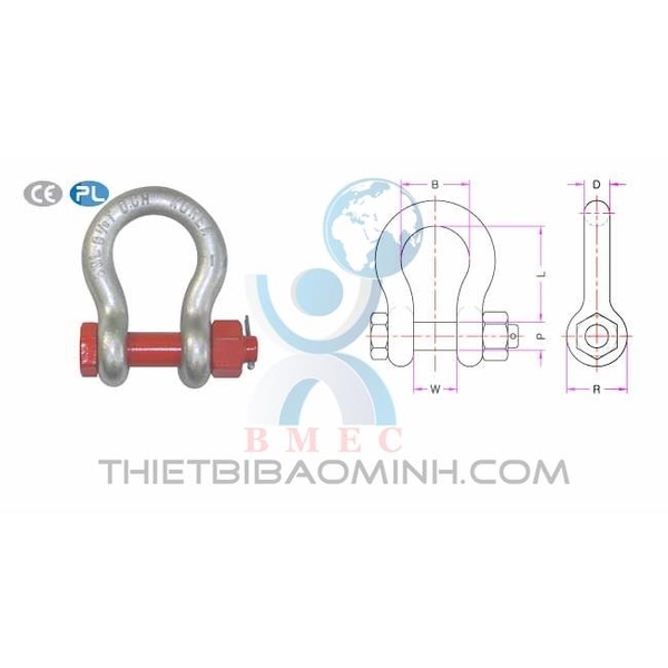 85T Maní Omega chốt an toàn