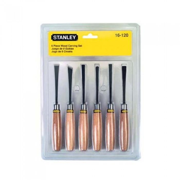 Bộ mũi đục gỗ 6 cây Stanley 16-120.