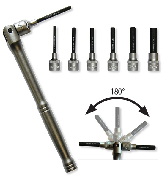 3/8" Bộ đầu tuýp lú hệ Inch 7 chi tiết Bondhus 43296
