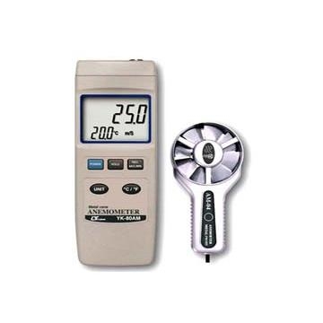 Máy đo tốc độ gió/nhiệt độ điện tử YK-80AM