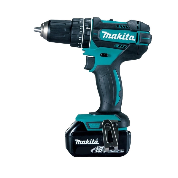 18V Máy khoan búa, vặn vít dùng pin Makita DHP482RFE