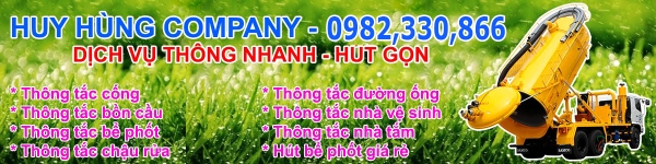 Thông Tắc Bể phốt