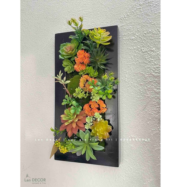 KHUNG TRANH RÊU SEN ĐÁ TREO TƯỜNG NỔI BẬT- KTR011 (20x40cm) Tổng Kho Sỉ ...