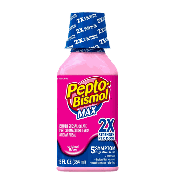 Siro hỗ trợ điều trị tiêu hoá dạ dày Pepto-bismol Max strength 354ml