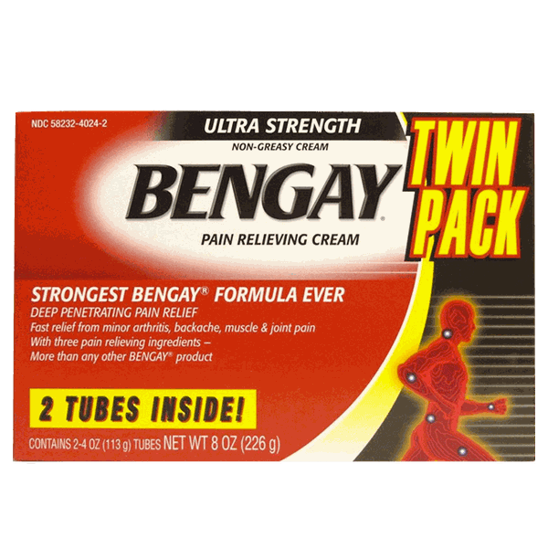 Kem Xoa Bóp Giảm Đau Bengay Ultra Strength Pain Relieving Cream 226g
