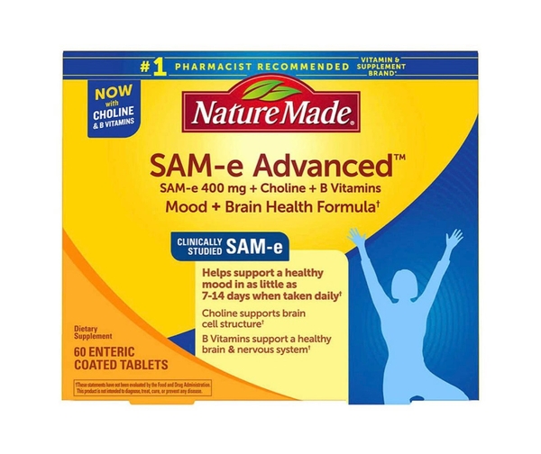 Thực phẩm chức năng cải thiện tinh thần Nature Made SAM-E Complete 60 viên