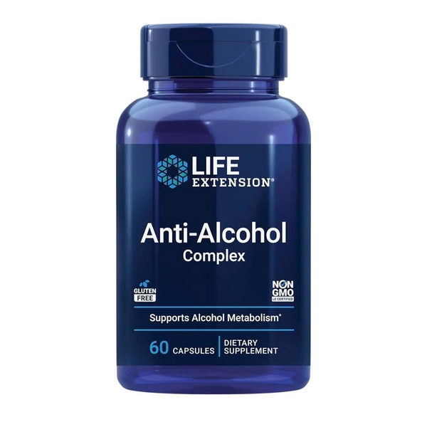 Thực phẩm chức năng giải rượu Life Extension Anti Alcohol Complex 60 viên