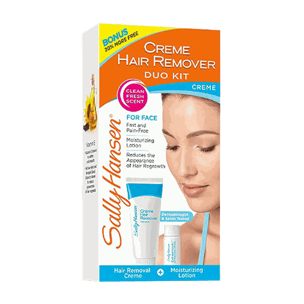 Kem Tẩy Lông dành cho mặt Sally Hansen Creme Hair Remover Kit 68g