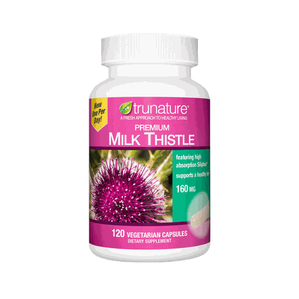 Thực phẩm chức năng gan trunature premium milk thistle 160mg 120 viên