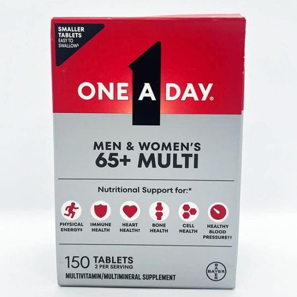 Thực phẩm chức năng One A Day 65+ cho nam và nữ 150 viên