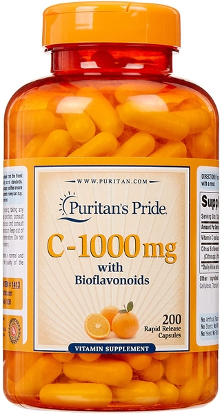 Vitamin C 1000mg puritan's pride 100 viên