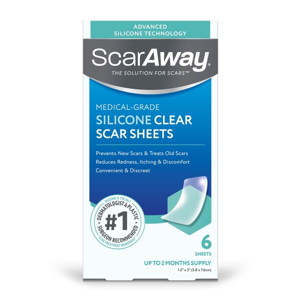 Miếng dán sẹo silicone SCAR AWAY 6 MIẾNG